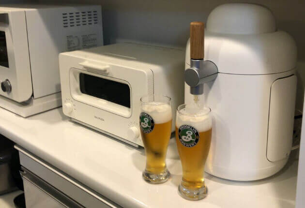 専用に開発したビールサーバー｜キリン ホームタップ