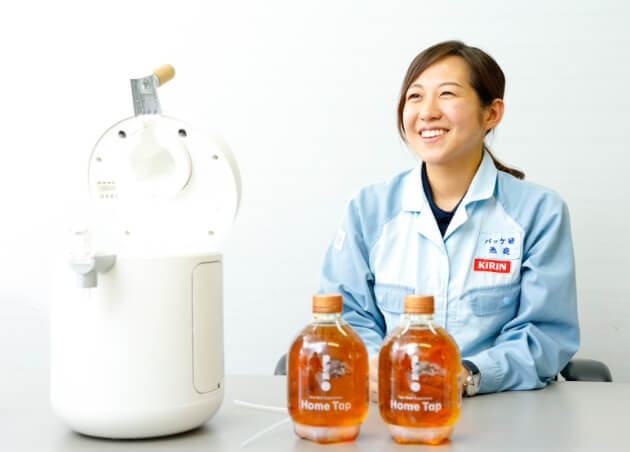 キリン ホームタップ開発に携わった池庭研究員